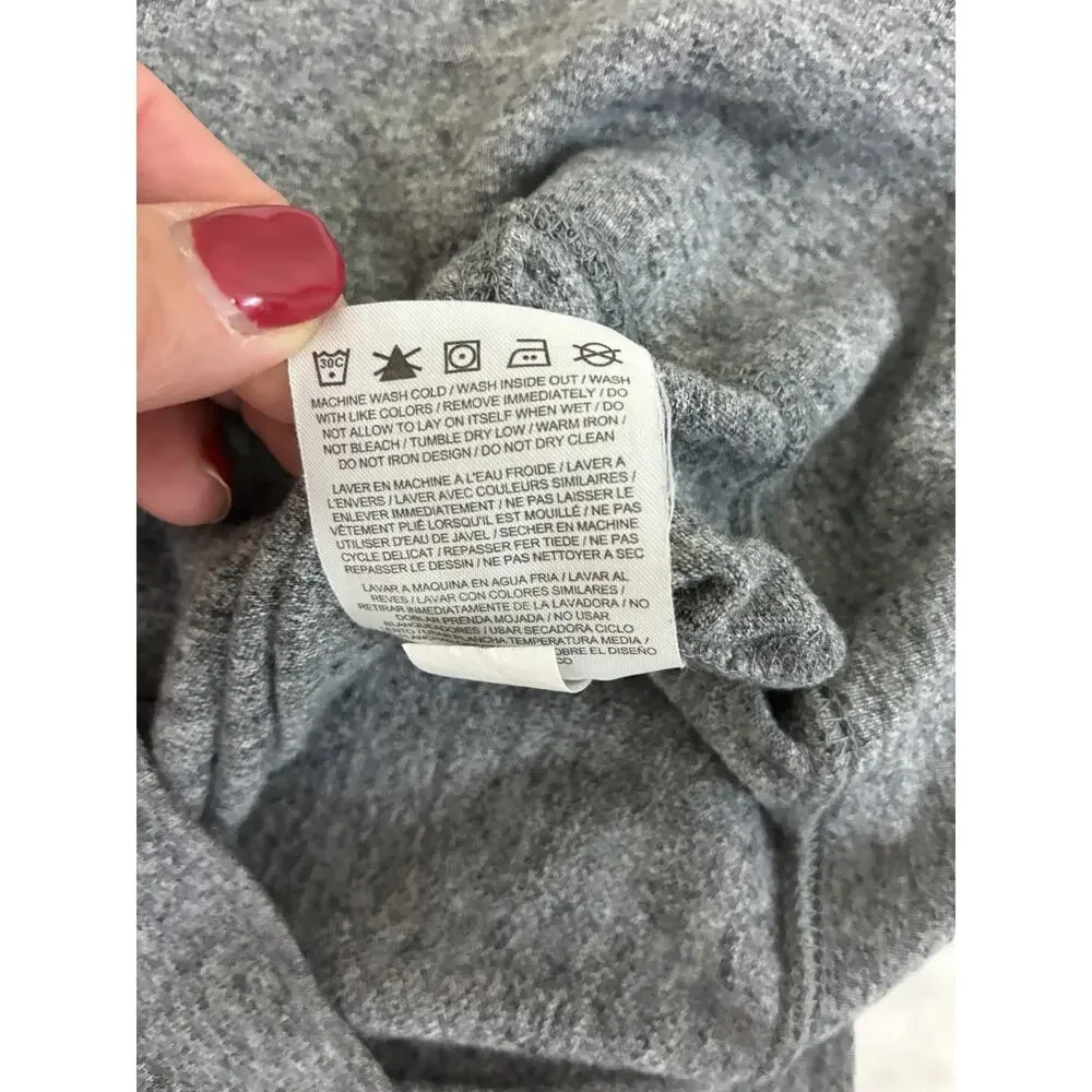Nike Grey Full Zip Long Sleeve Activewear Athletic Hoodie Women's Small